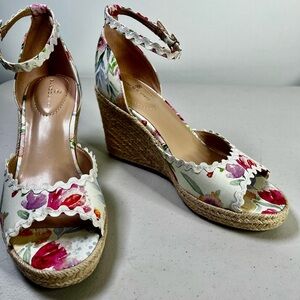 Bandolino Kendri espadrille wedge sandals, size 8.5 M, NEW